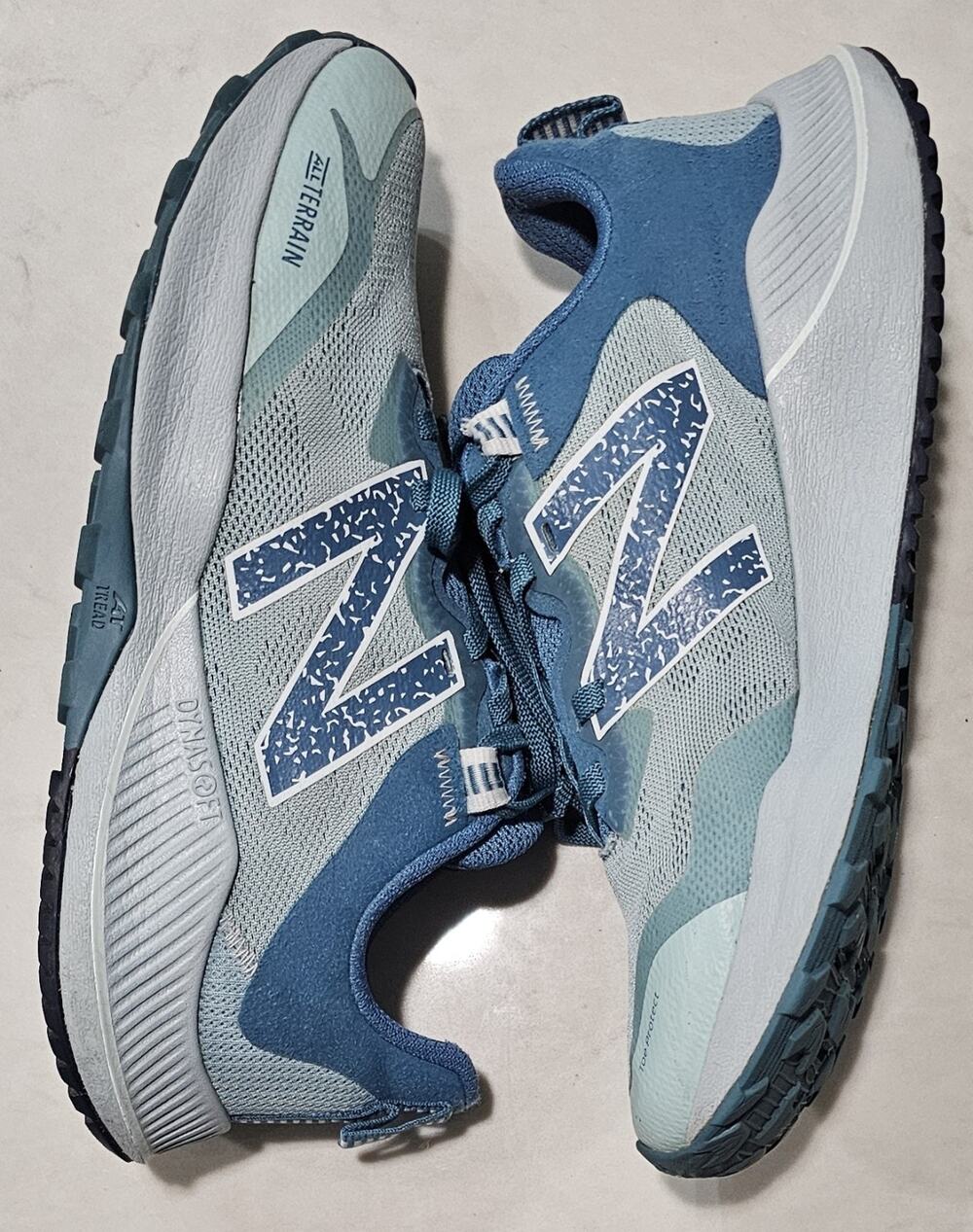 New Balance Nitrel V4 Womens Size 9.5 B Sage Blue Trail Running Shoes WTNTRLL4